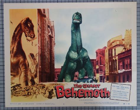 The Giant Behemoth Original Release Us Lobby Card