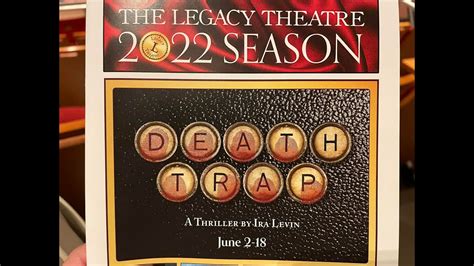 One Mans Opinion Episode 85 Deathtrap The Legacy Theatre Youtube