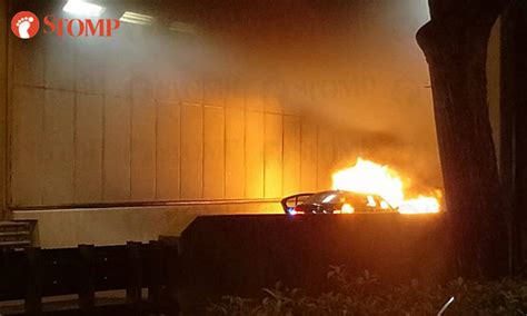 Raging Fire Involving Bmw Vehicle Breaks Out In Tunnel