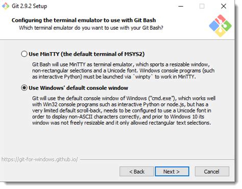 First, make sure git for windows and the windows terminal are installed. Docker for Windows: Interactive Sessions In MinTTY Git ...