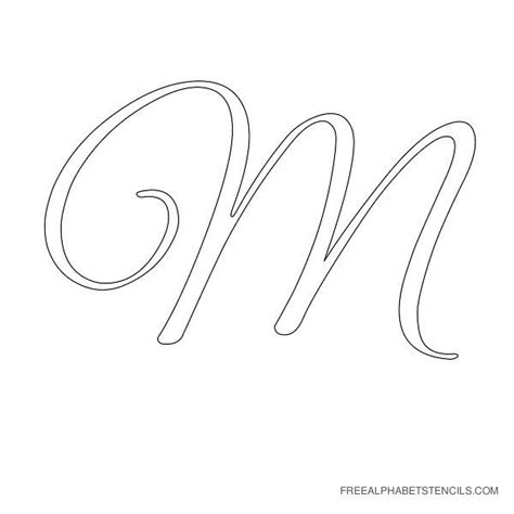 Print out our alphabet stencils and use to have fun creating capital and lowercase letters for a check out our alphabet stencils below. Elegant Cursive Alphabet Stencils in Printable Format ...