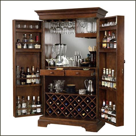 Locking Liquor Cabinet Home Design