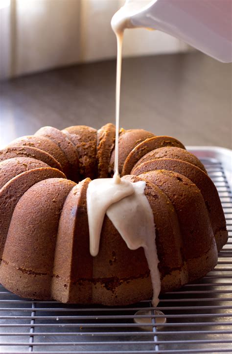 And there you have an easy, adorable christmas cake! Gingerbread Bundt Cake with Maple Glaze - The Gourmet Gourmand