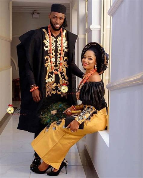 Complete Yoruba Traditional Wedding Attire In Aso Oke Etsy