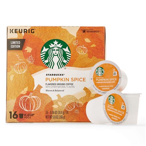 Starbucks Pumpkin Spice Flavored Single Cup Coffee For Keurig Brewers