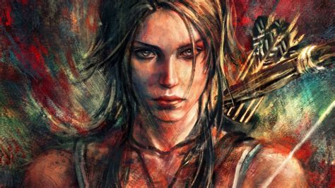 Wallpaper Fantasy Art Lara Croft Person Comic Book 3000x1688