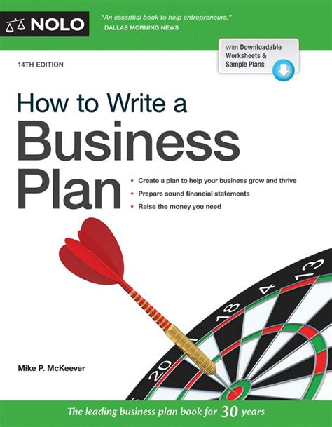 How To Write A Business Plan Ebook Mike P Mckeever Books For