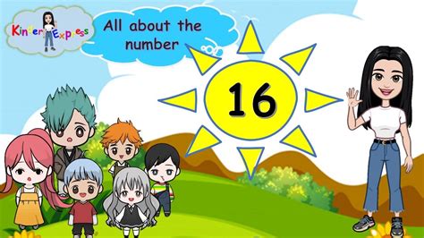 All about the number 16 l Let's count together with Teacher Jo - YouTube