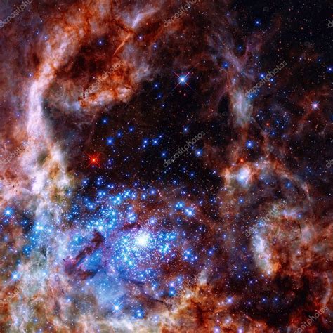 Region Of The Tarantula Nebula In The Large Magellanic Cloud — Stock