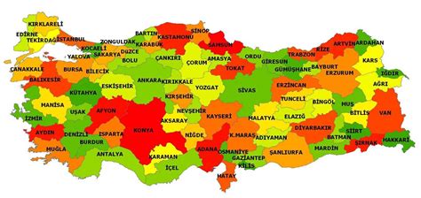 Türkiye Siyasi Haritası