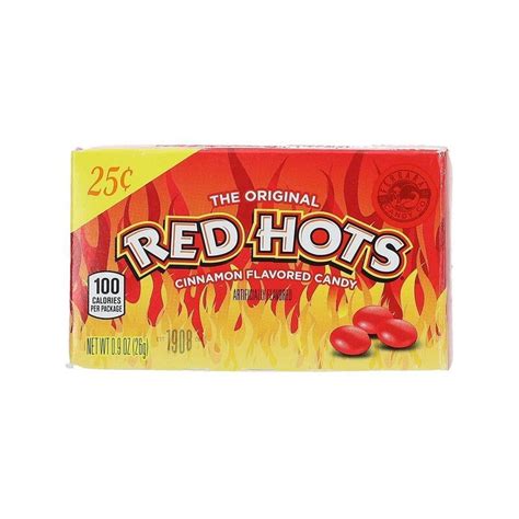 Red Hots Cinnamon Flavored Candy 26g 075