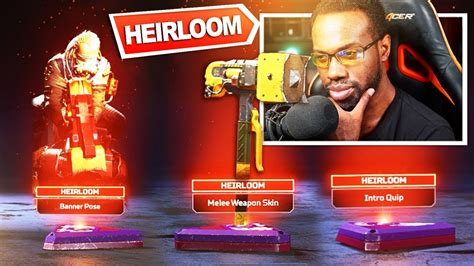 UNLOCKING CAUSTIC S HEIRLOOM FOR THE FIRST TIME Apex Legends Pack Opening Heirloom YouTube