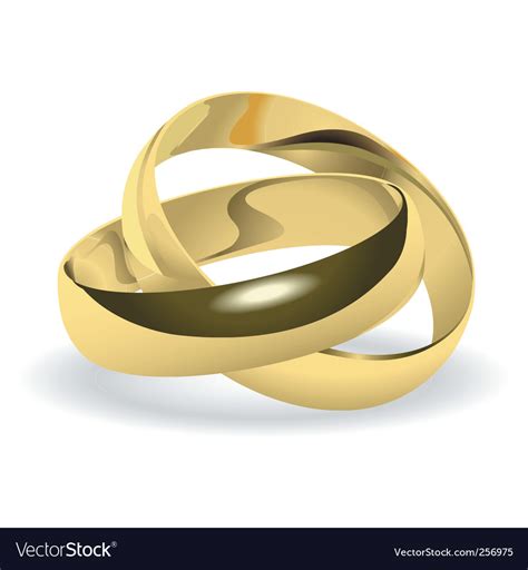 Wedding Rings Royalty Free Vector Image Vectorstock