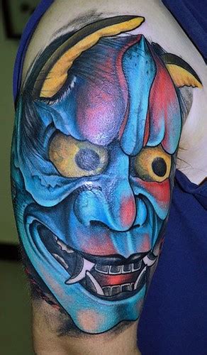 Japanese Cover Up Hanya Tattoo By Russ Bagwell At Royal Av Flickr