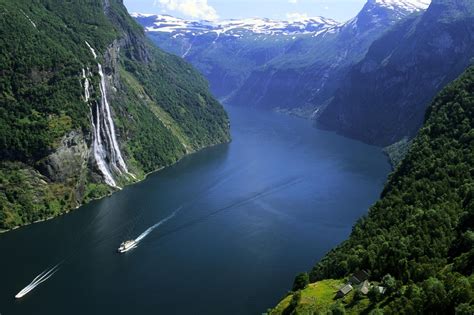 Nature Mountain River Norway Wallpapers Hd Desktop