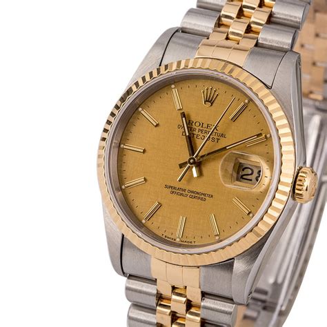 Buy Used Rolex Datejust 16233 Bobs Watches Sku 128069