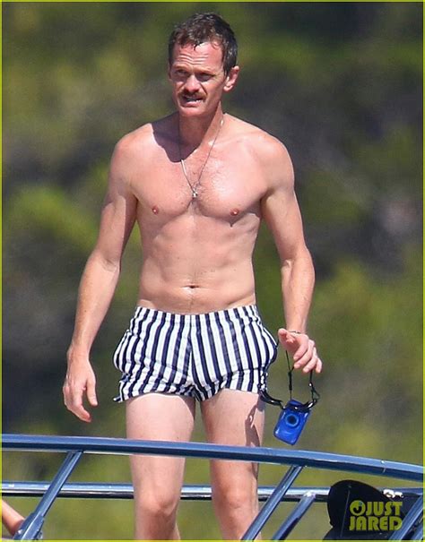 Neil Patrick Harris Goes Shirtless Shows Off Fit Body In France