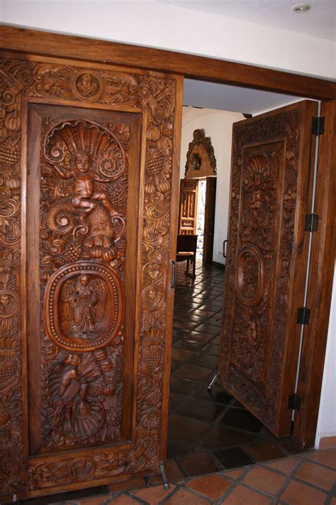 Ornamental Carved Wooden Front Door Sweets Pinterest Haciendas