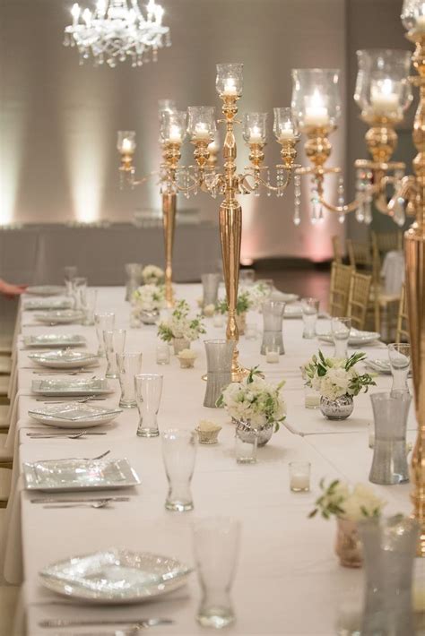 Gold Candelabra Dining Table Centerpieces Hafner Florist
