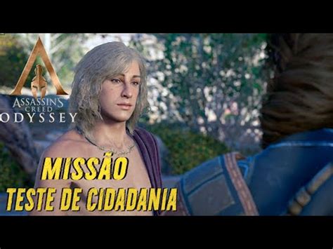 Assassins Creed Odyssey Miss O Teste De Cidadania Youtube
