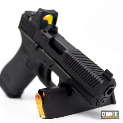 Maple Leaf 5xmk1 Slide On Glock 45 Frame Armor Black Cerakote