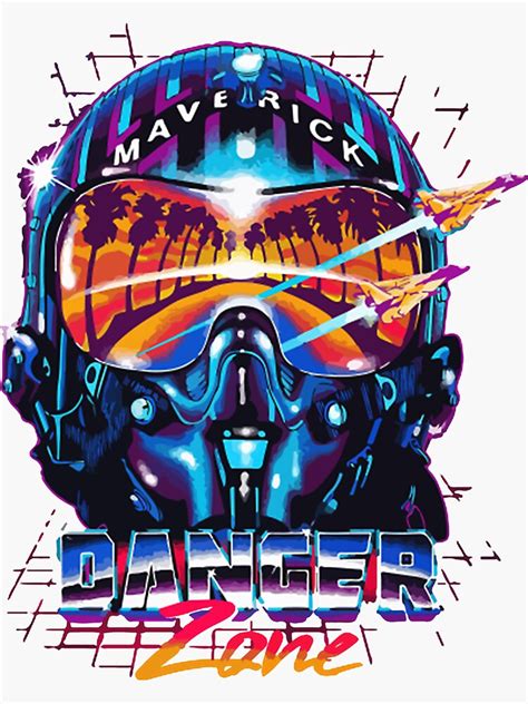 Top Gun Maverick Danger Zone Sticker For Sale By Methiu71 Redbubble