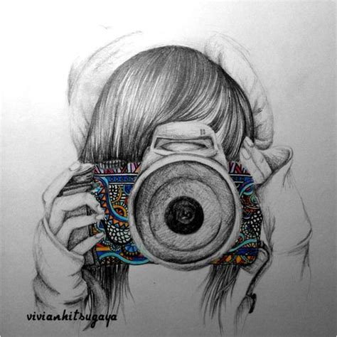 Camera Girl And Drawing Resmi Camera Drawing Girls With Cameras