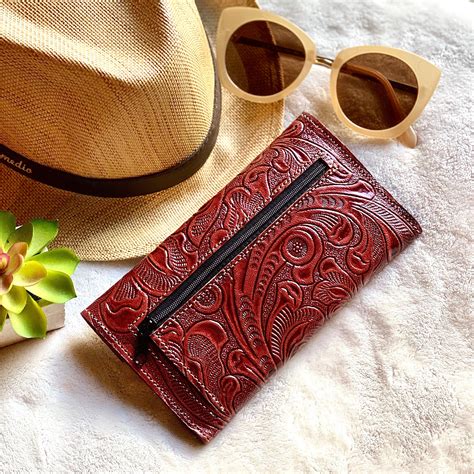 Handmade Leather Women Wallets Womens Wallets Christmas Ts For Her