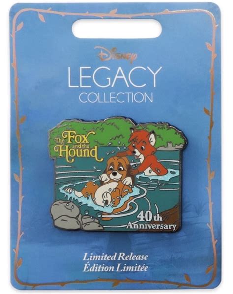 2021 Disney Parks The Fox And The Hound 40th Anniversary Le 2000 Pin
