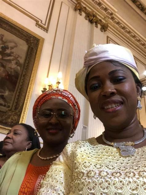 two first ladies aisha buhari and fatima jabbe maada bio black pride first lady trailblazer