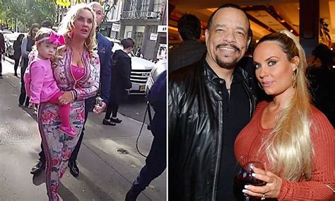 Ice T S Wife Has Man Vacuum Pavement In Front Of Her Daily Mail Online