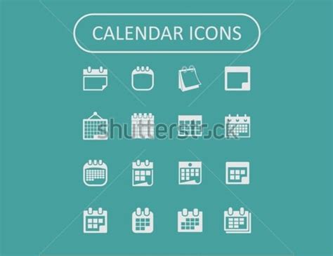 Calendar Icons 31 Free Png Vector Eps  Ai Format Download