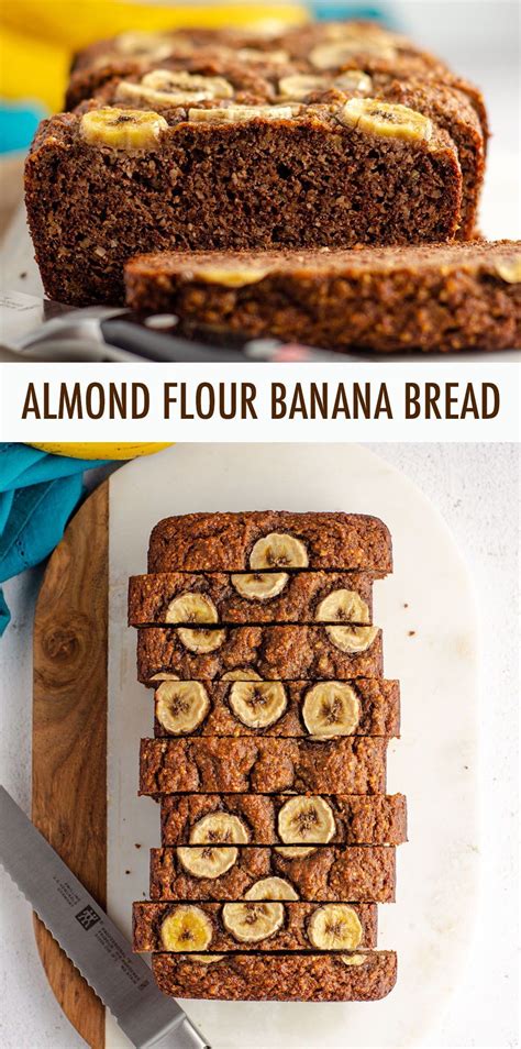 Moist And Flavorful Banana Bread Made Entirely With Almond Flour For A