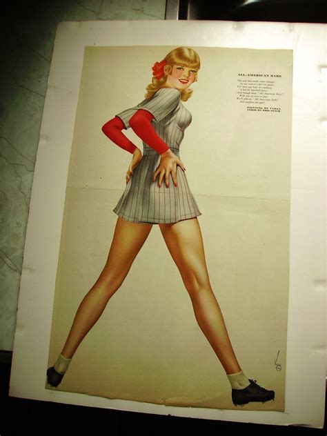 1944 Vargas Girl From Esquire Pinup 11 X 16 By Dumpstersbarn