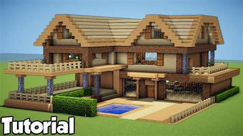 Big Modern House Big Minecraft House Ideas Survival Minecraft Land