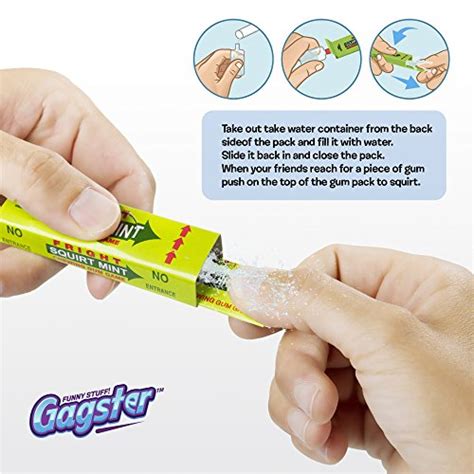 Gag Chewing Gum 3 In 1 Prank Toys Set Shocking Water Squirt And Cockroach Snapping Gum Packs