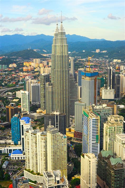 Content contains noise, film grain. Aerial view of Kuala Lumpur ~ Architecture Photos on ...