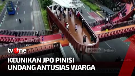 KEREN Mirip Kapal JPO Pinisi Jadi Daya Tarik Warga Kabar Siang