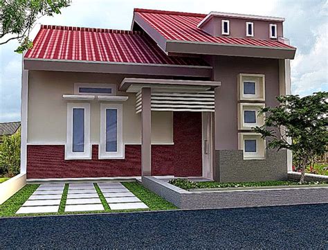 Meski bentuk rumahnya sangat standar, suasananya jadi beda dari yang lain. Model Model Rumah Minimalis Terbaru | Design Rumah Minimalis