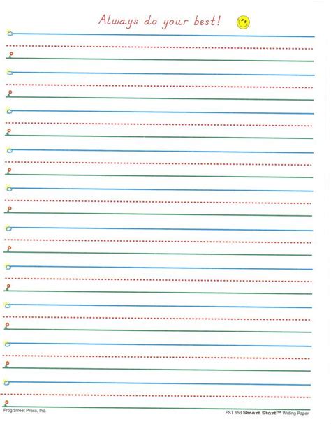 Free 2nd grade writing worksheets: printable lined paper for 2nd grade lined paper you can ...