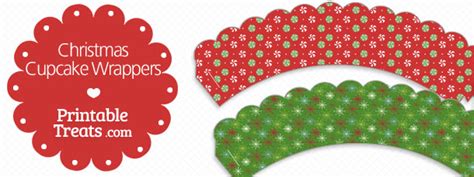 Over 100 diy christmas ideas for gifts, gift tags, home decoration and christmas tree and more. Free Christmas Cupcake Wrappers Printables — Printable Treats.com