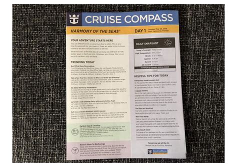 Harmony Of The Seas 7 Night Western Caribbean Cruise Compass May 26