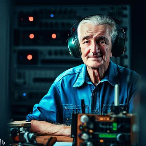 Generate A Realistic Photo Of A Ham Radio Operator R Amateurradio