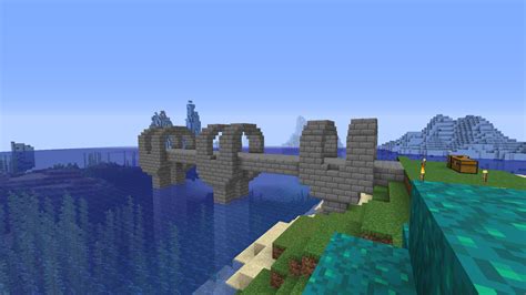 Started Making A Bridge To My New Build Not Sure What Yet Tho And