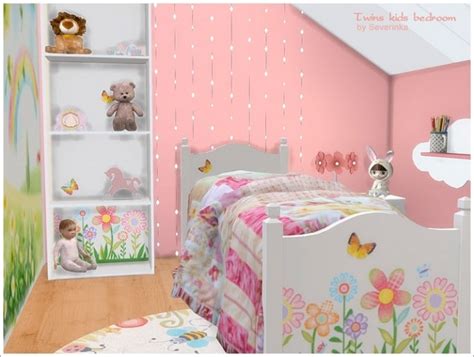 Twins Kids Bedroom At Sims By Severinka Sims 4 Updates
