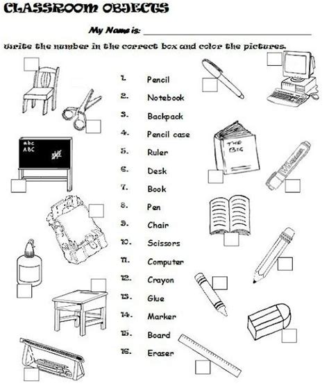 For example, a rule chart that hangs on the wall allows us to remember these rules. English Teacher? o Prof de Français?: Classroom Objects