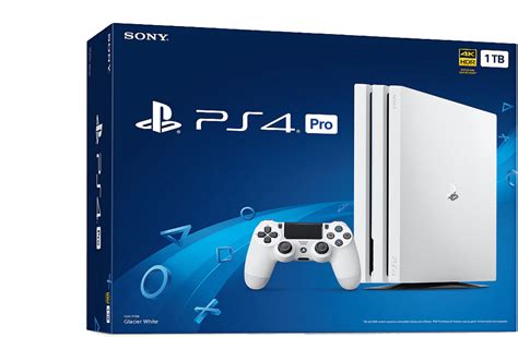 Download Playstation 4 Pro 1tb Ps4 Pro Glacier White Png Image With