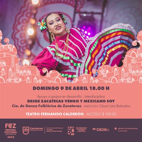 Programa Teatro Calder N Festival Cultural Zacatecas Fenaza