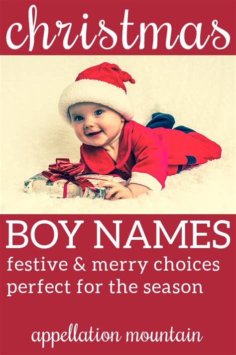 Christmas Boy Names Bing To Yule Appellation Mountain