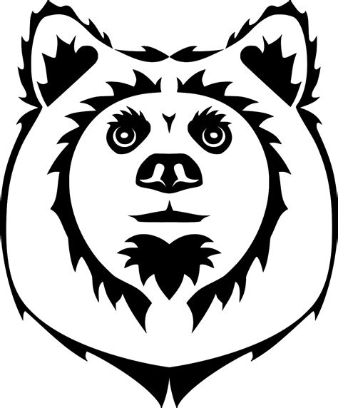 Svg Tribal Bear Animal Head Free Svg Image And Icon Svg Silh